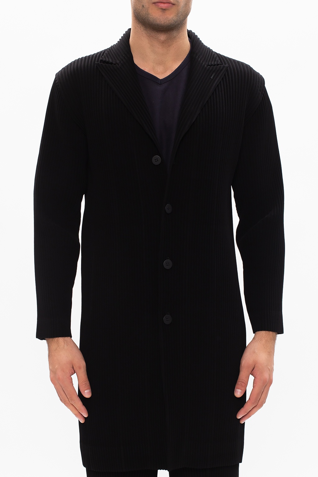 Issey Miyake Homme Plisse Pleated coat