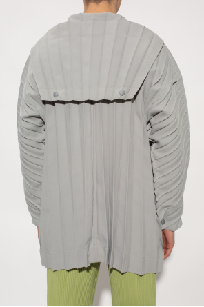 Issey Miyake Homme Plisse Pleated Farah hoodie