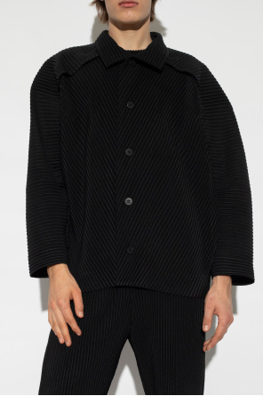 Issey Miyake Homme Plisse Pleated jacket with loose fit