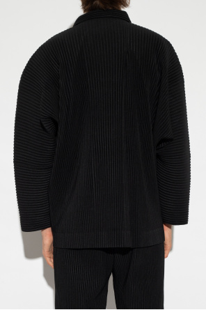 Issey Miyake Homme Plisse Pleated jacket with loose fit