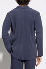 Homme Plissé Issey Miyake NAVY BLUE Pleated jacket