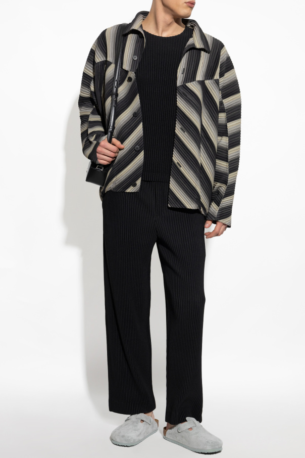 Homme Plissé Issey Miyake Plissierte Jacke