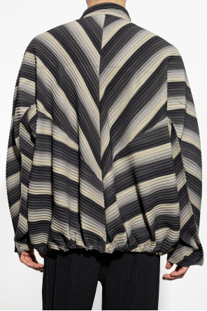 Homme Plissé Issey Miyake Plissierte Jacke