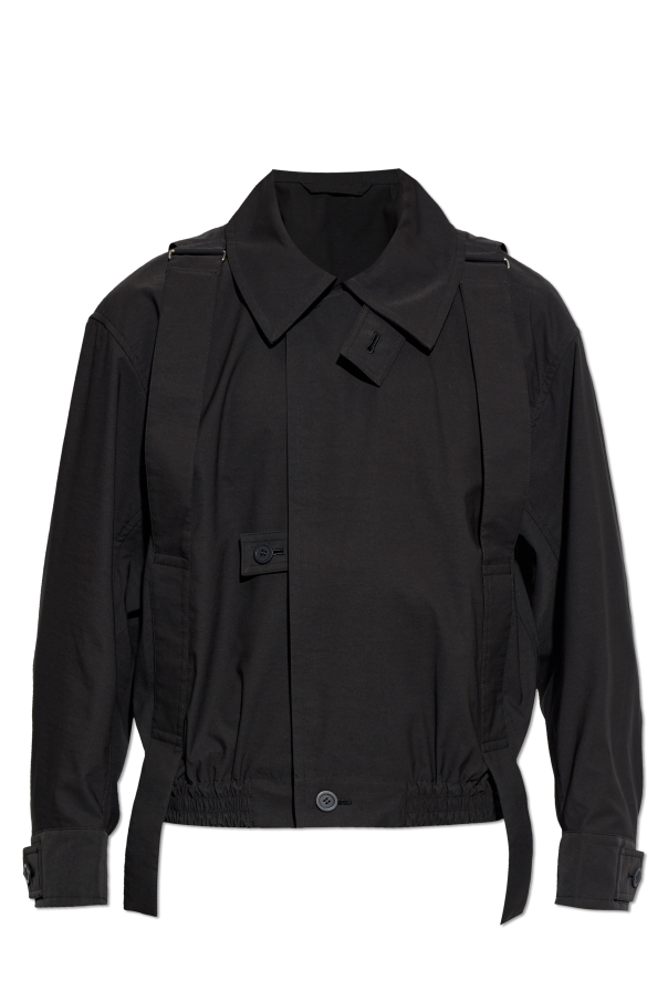 Jacket with stand-up collar od Homme Plissé Issey Miyake