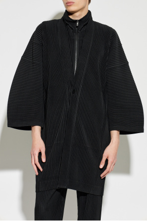 Homme Plissé Issey Miyake Pleated short coat