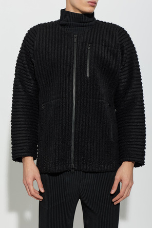 Homme Plissé Issey Miyake Pleated jacket with pockets