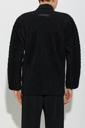 Homme Plissé Issey Miyake Pleated jacket with pockets