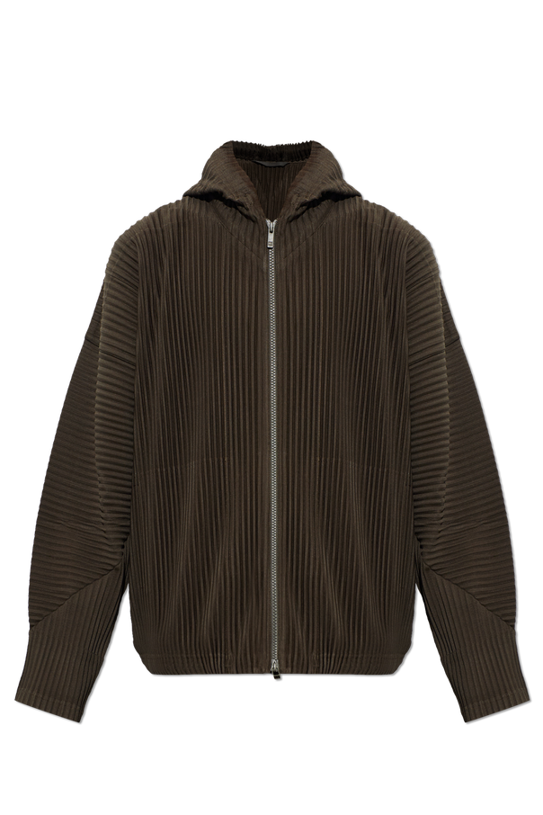 Pleated jacket with hood od Homme Plissé Issey Miyake