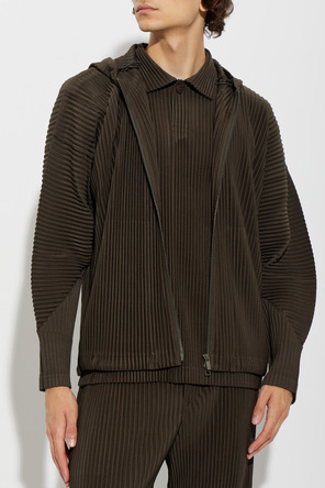 Homme Plissé Issey Miyake Jachetă plisată cu glugă