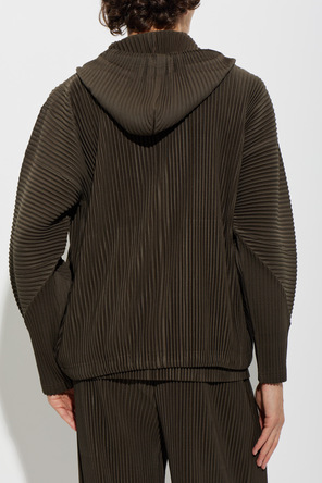 Homme Plissé Issey Miyake Jachetă plisată cu glugă