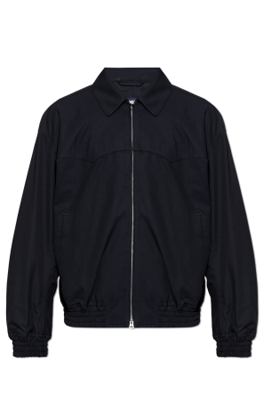 Cotton jacket with collar