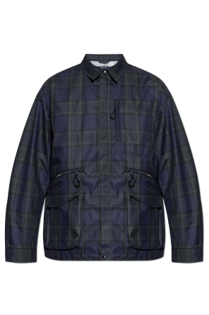 Chaqueta con estampado de cuadros