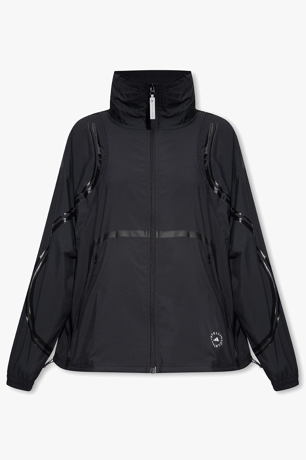 Black Training jacket with logo ADIDAS by Stella McCartney - Vitkac GB