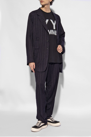 Nensi Dojaka cropped tuxedo blazer jacket od Yohji Yamamoto