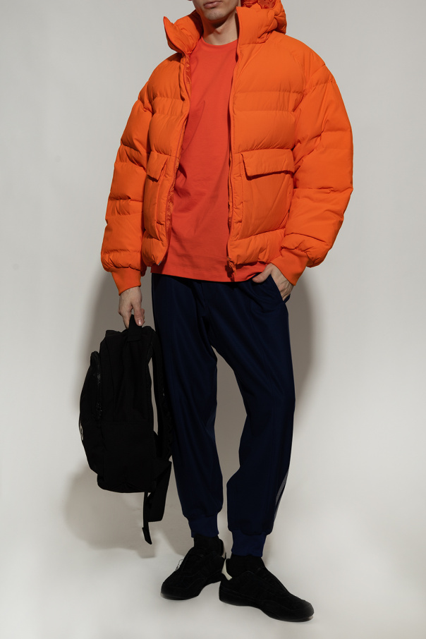 Y-3 Yohji Yamamoto Down jacket achterop with logo