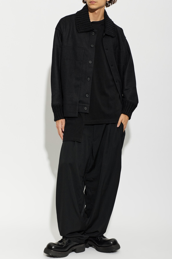 Yohji Yamamoto Wełniana kurtka