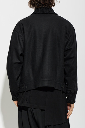 Yohji Yamamoto Wełniana kurtka