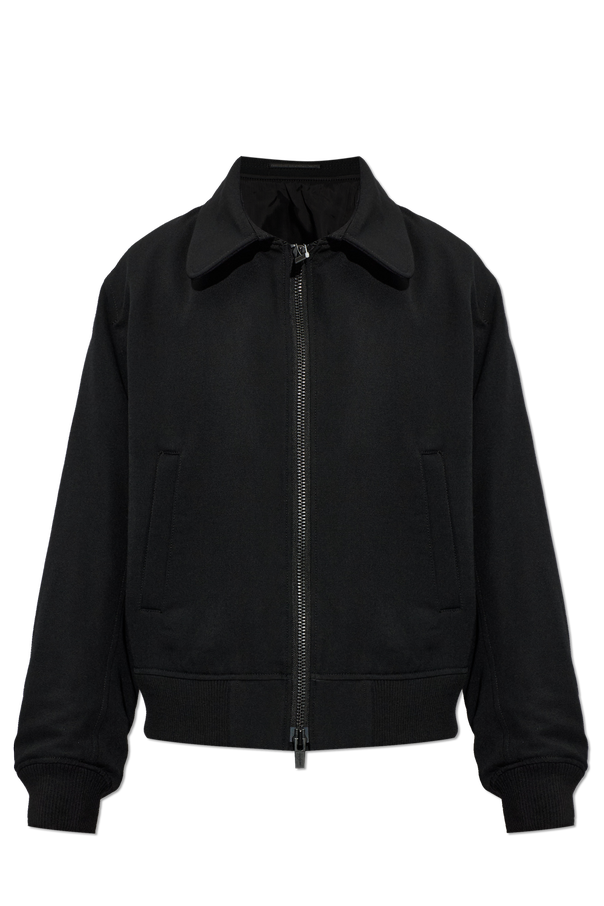 Yohji Yamamoto Wełniana kurtka