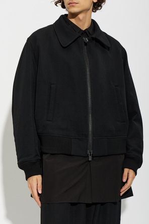 Yohji Yamamoto Wełniana kurtka