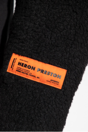 Heron Preston T-shirt Salomon Blend Logo vermelho brilhante laranja