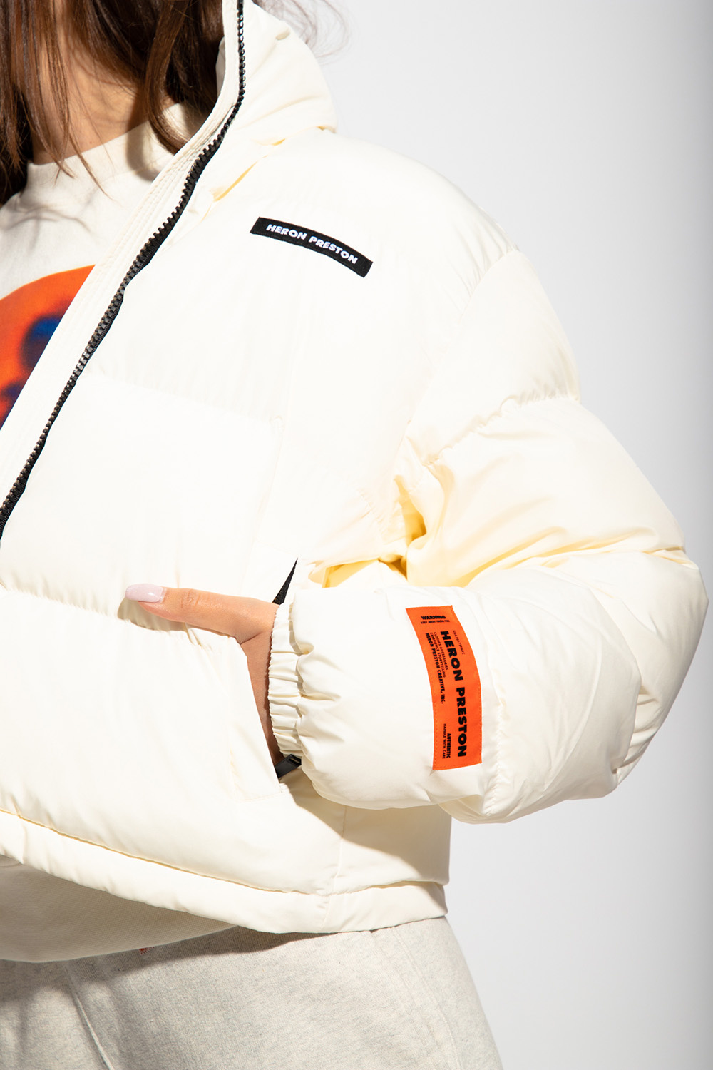 Heron Preston Padded jacket with Noraes