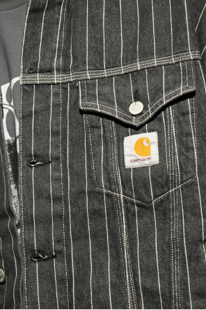Carhartt WIP Bawełniana kurtka z logo