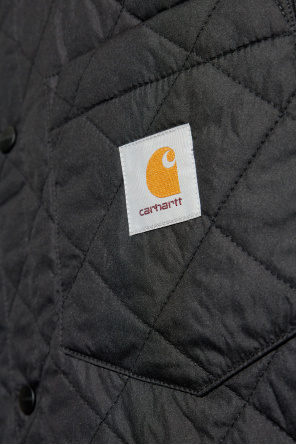 Carhartt WIP Pikowana kurtka z naszywką z logo