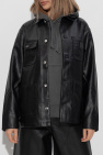 Carhartt WIP BLACK Jacket made of eco leather