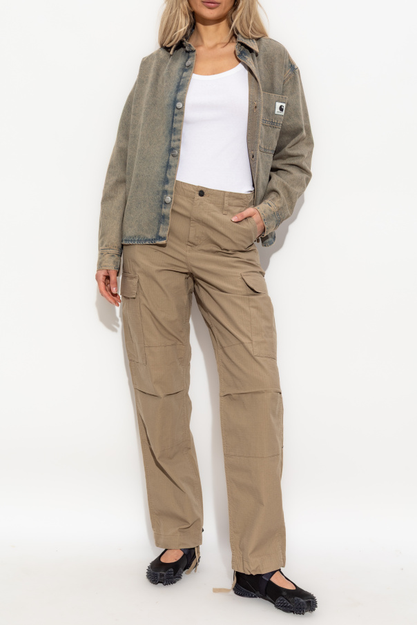 Carhartt WIP Jeanshemd mit `Vintage`-Effekt