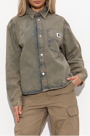 Carhartt WIP Jeanshemd mit `Vintage`-Effekt