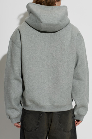 Carhartt WIP Ebbert Zip-Up Hoodie in Grey Melange