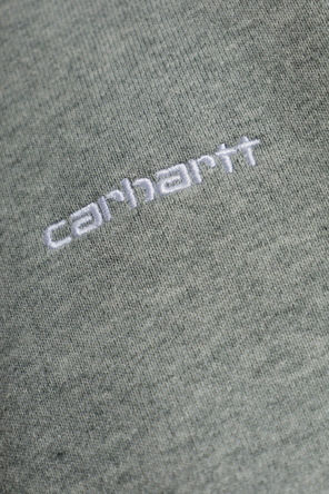 Carhartt WIP Ebbert Zip-Up Hoodie in Grey Melange