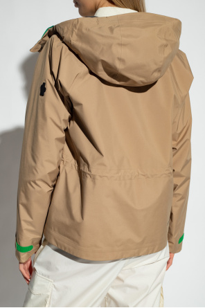 Moncler Grenoble Kids logo-patch padded jacket Toni neutri