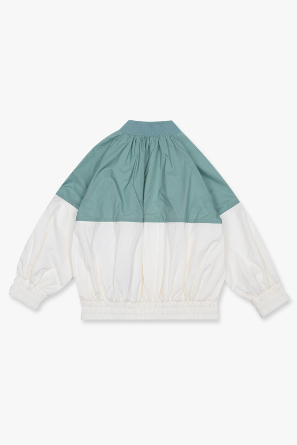 Moncler Enfant ‘Graphic Long Sleeve T Shirt Dress in Cotton