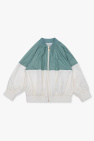 Kl ttermusen embroidered-slogan-print zip-up jacket