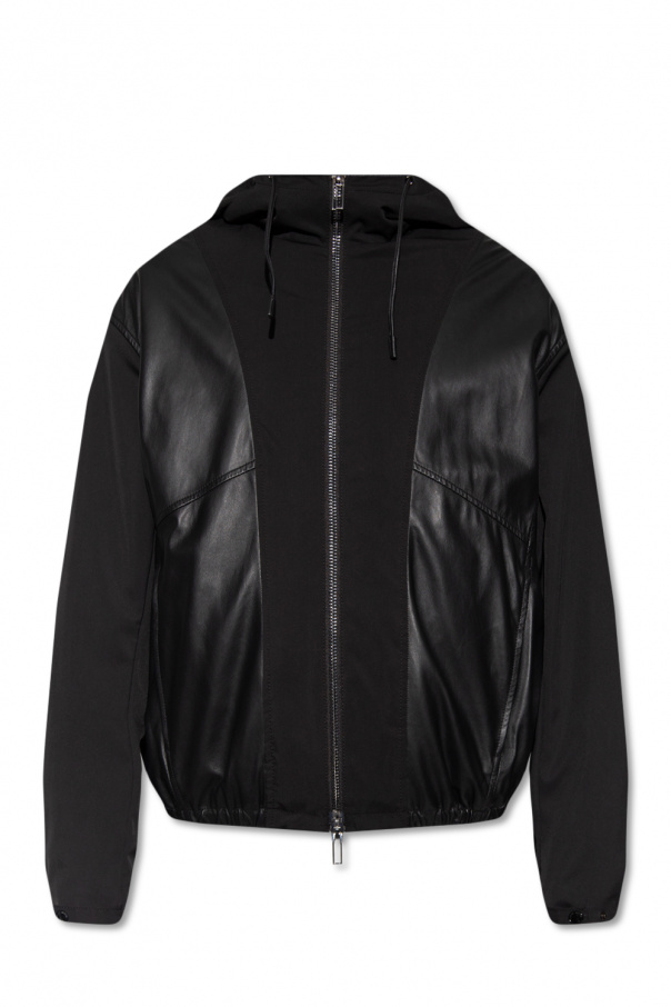 Emporio armani XK230 Leather jacket