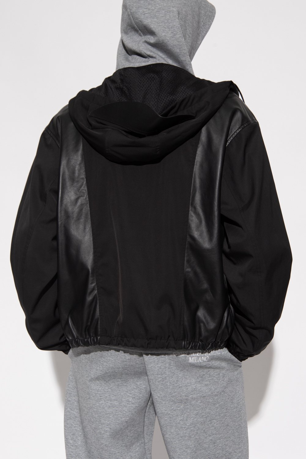 Emporio armani XK230 Leather jacket