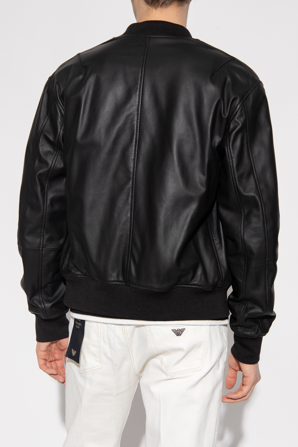 Leather jacket Emporio Armani - Vitkac France