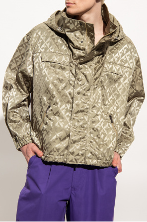 Emporio Armani Hooded jacquard jacket