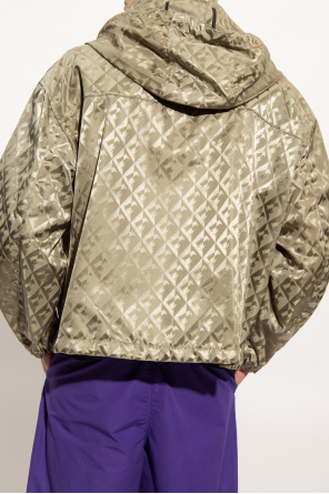 Emporio Armani Hooded jacquard jacket