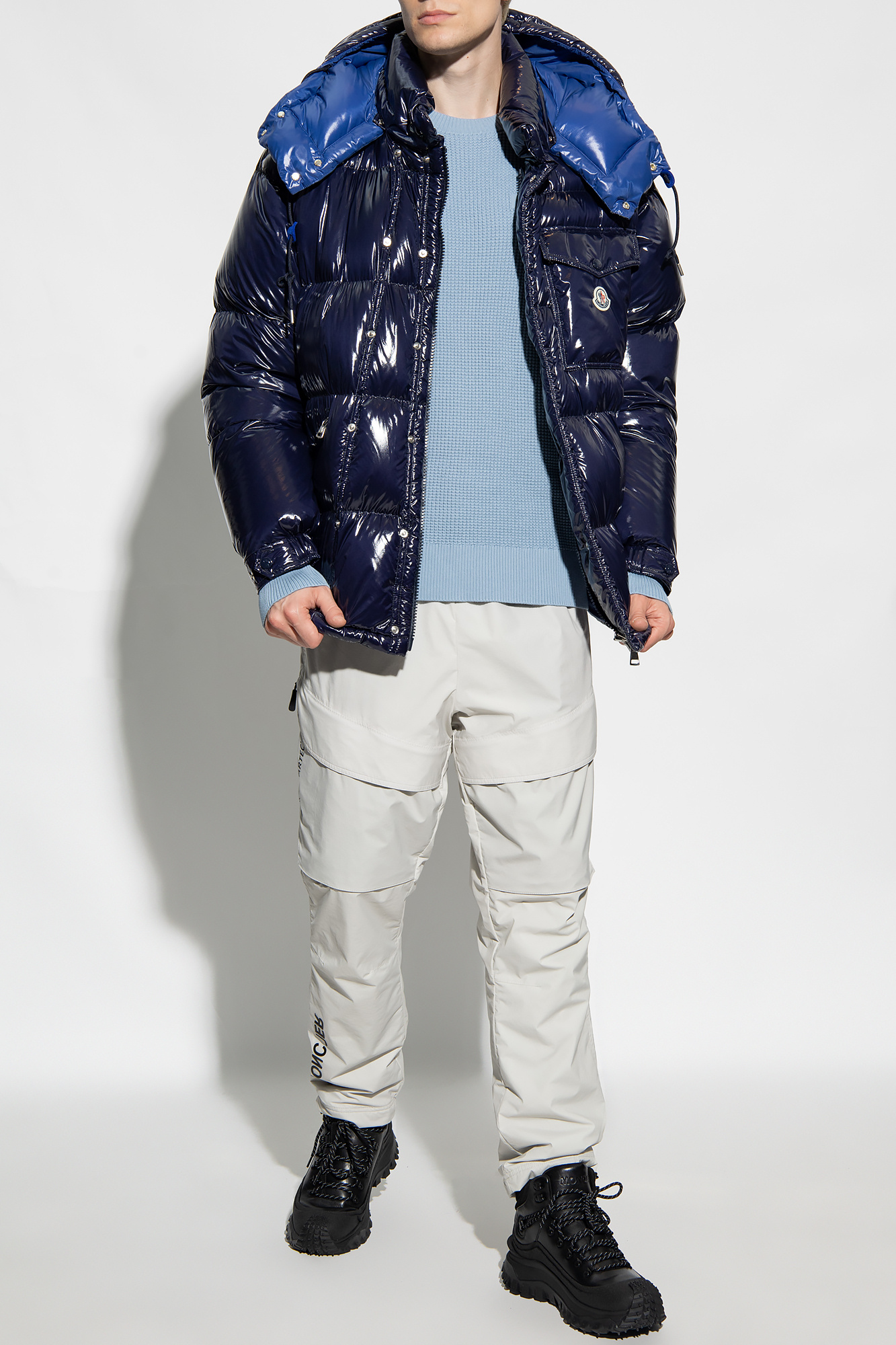 Navy blue ‘Moncler Karakorum Ripstop’ down jacket Moncler - Vitkac Germany