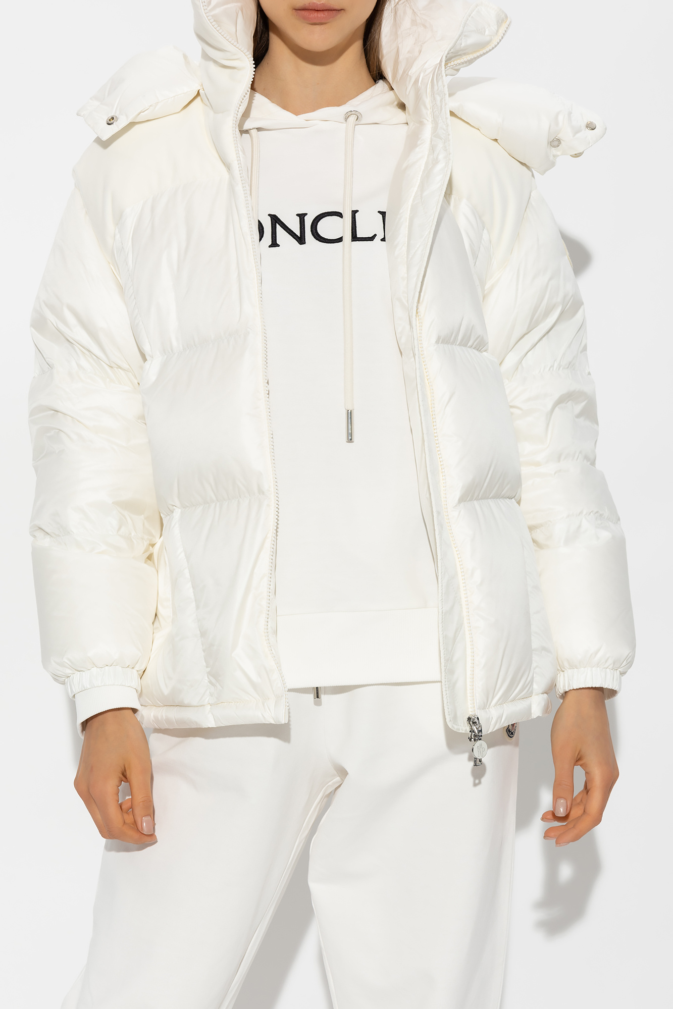 White ‘Meandre’ down jacket Moncler - Vitkac GB
