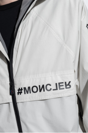 Moncler Grenoble Obey T-shirt épais à imprimé Knowledge Is Power dans le dos Blanc