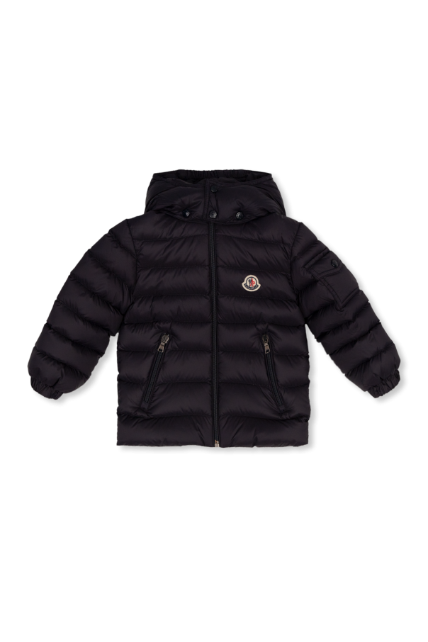 Down jacket with detachable hood od Moncler Enfant