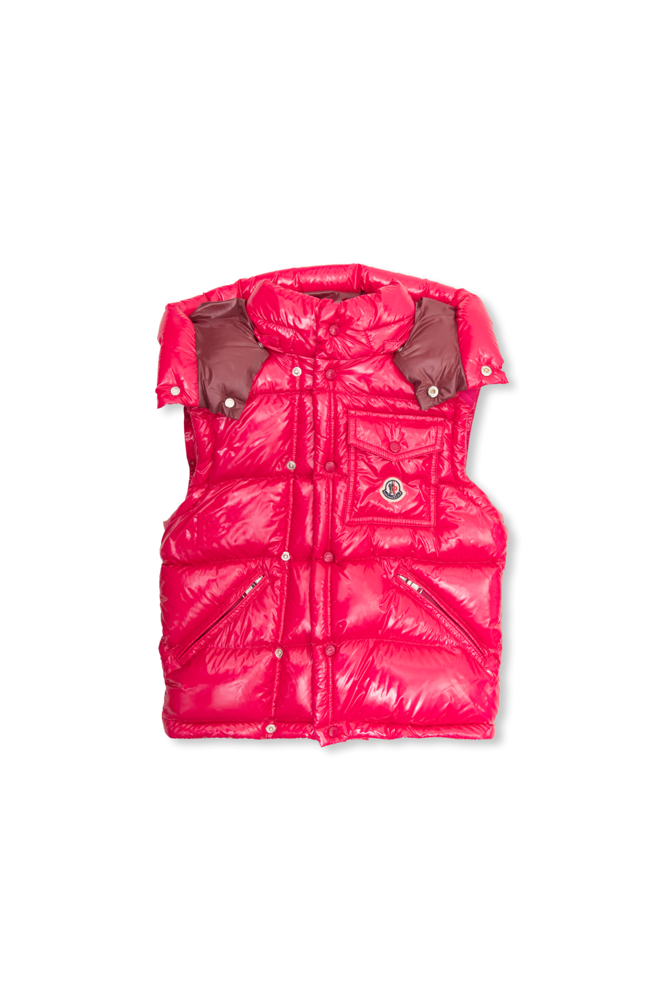 Pink ‘Moncler Karakorum Ripstop’ down jacket Moncler Enfant - Vitkac GB