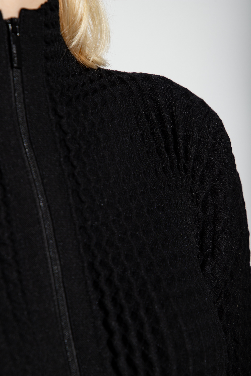 Issey Miyake Ribbed sweatshirt