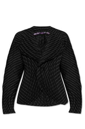 Pleated blazer