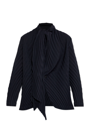 Pleated Blazer