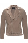 AllSaints GREY ‘Inigo’ biker jacket