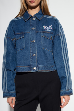 ADIDAS Originals Embroidered denim jacket